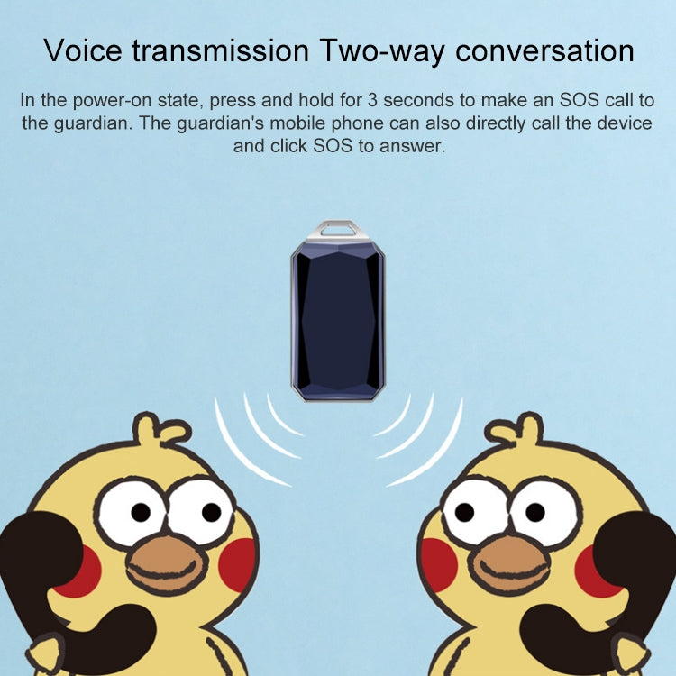 TAX-350 Anti-Lost GPS Locator For Children And The Elderly Mobile Phone APP View Voice Monitoring Locator
