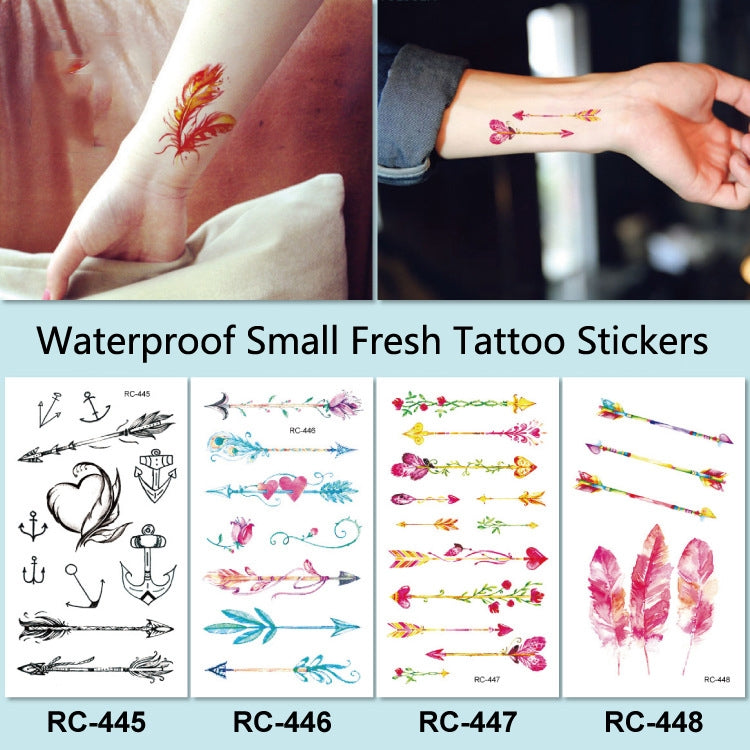 40 PCS Waterproof Small Fresh Tattoo Stickers