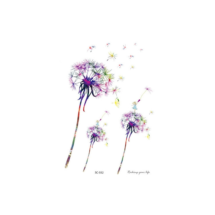 20 PCS Waterproof Flower Arm Tattoo Sticker