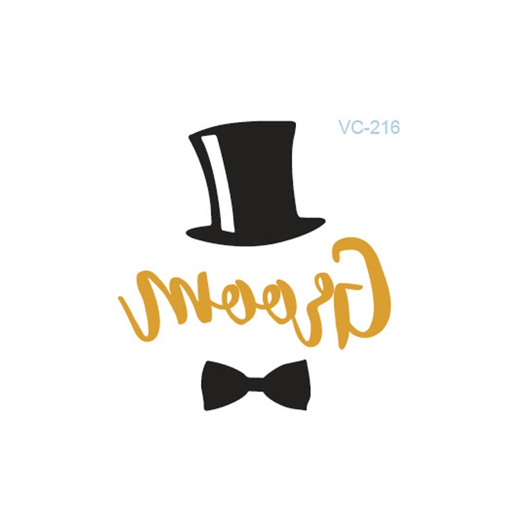 20 PCS Waterproof Bachelor Party Hot Stamping Wedding Bridal Tattoo Stickers