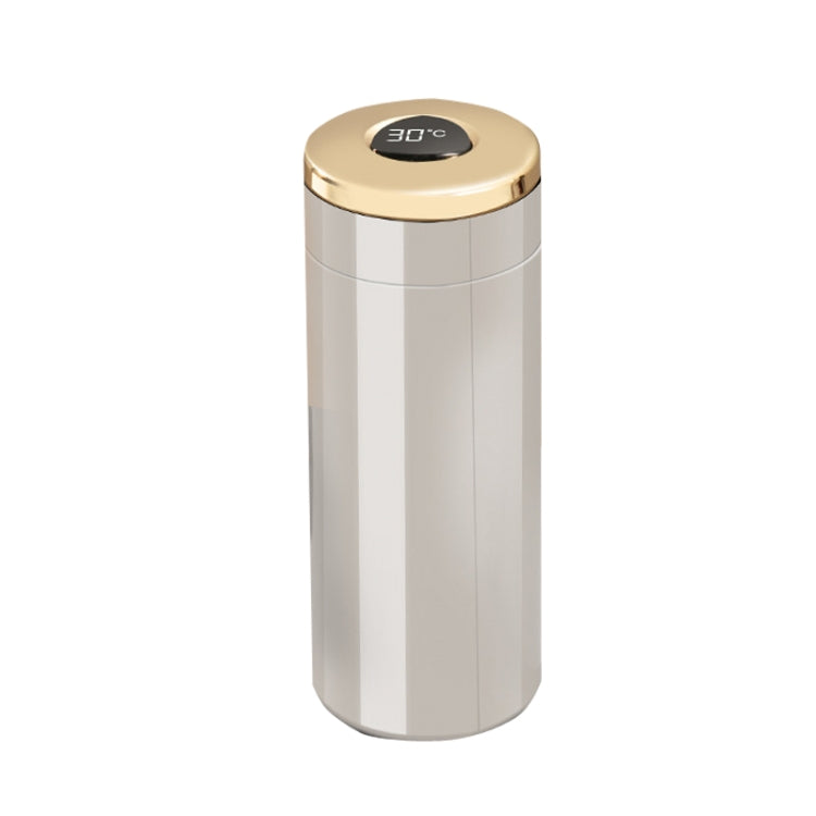 H1018 Smart Insulation Cup 316 Stainless Steel Business Water Cup, Colour: Gray 350ml