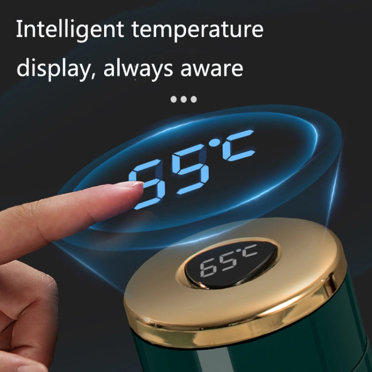 H1018 Smart Insulation Cup 316 Stainless Steel Business Water Cup, Colour: Pink 350ml