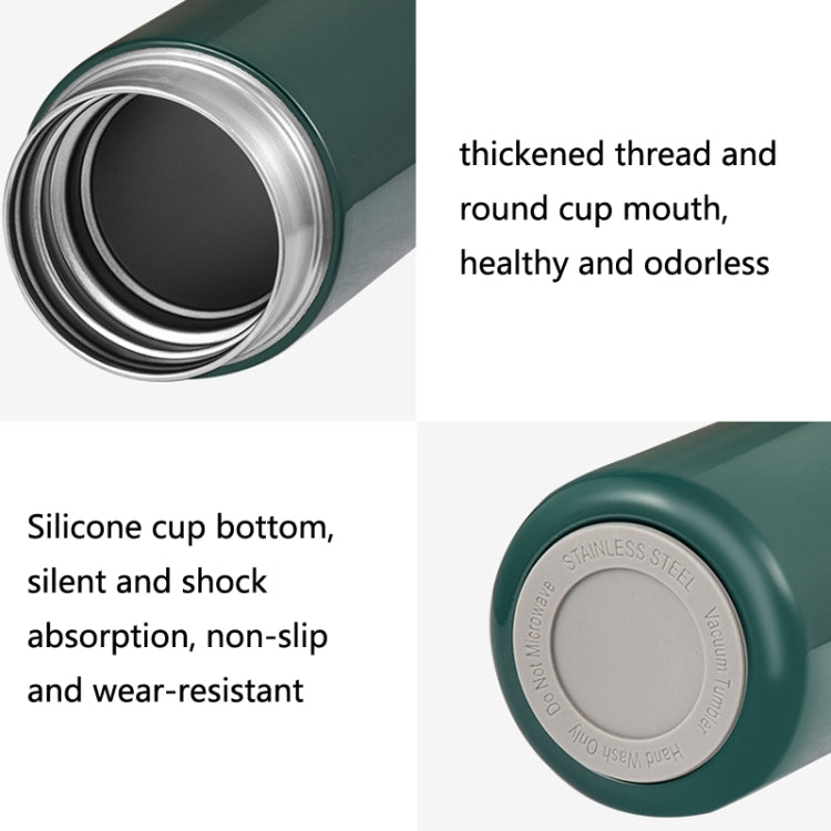 H1018 Smart Insulation Cup 316 Stainless Steel Business Water Cup, Colour: Pink 420ml