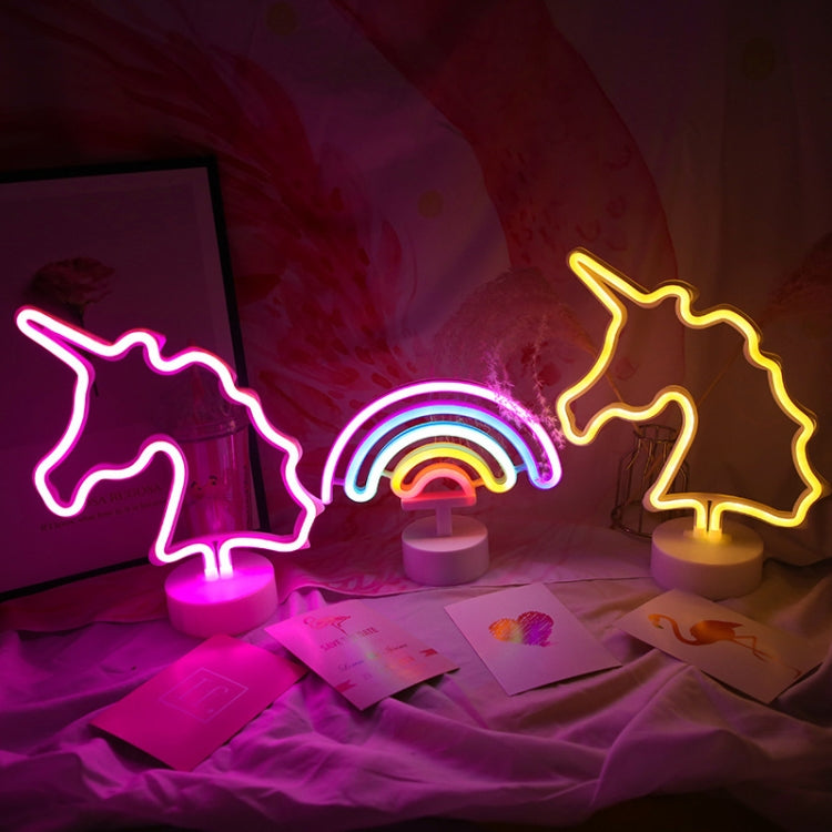 LED Neon Unicorn Night Light Bedroom Decoration Light