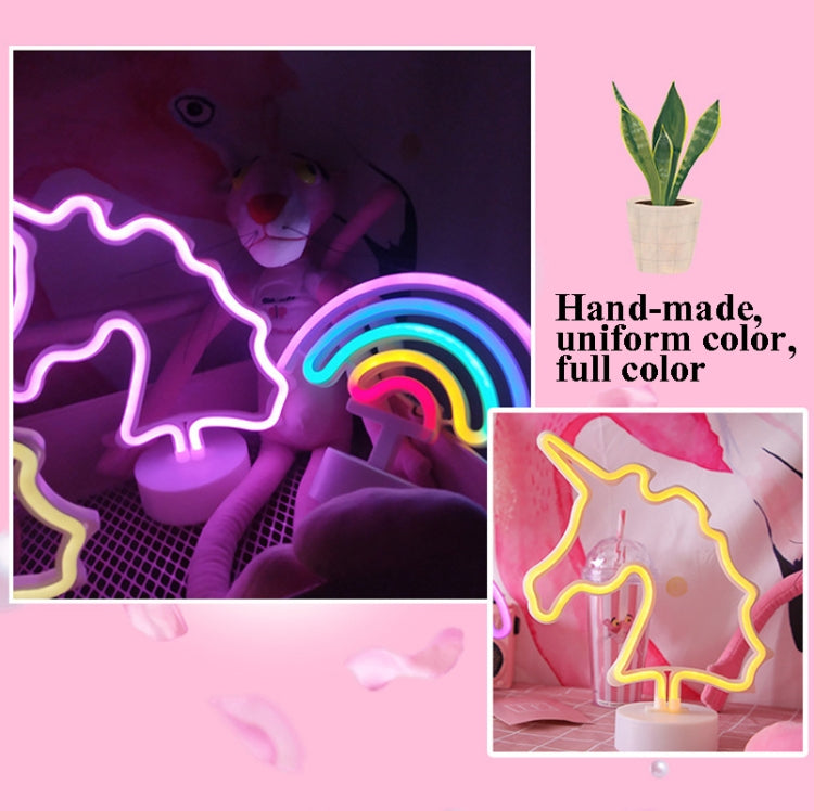 LED Neon Unicorn Night Light Bedroom Decoration Light