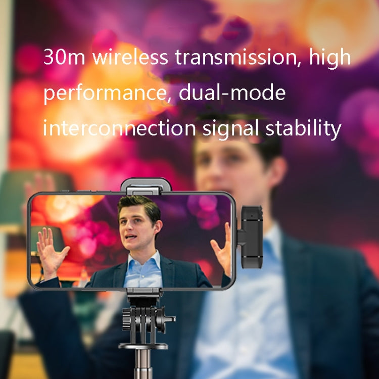 NW-20 Collar Wireless Microphone Live Mobile Phone Noise Reduction Microphone, Specification: 8 Pin(Black)