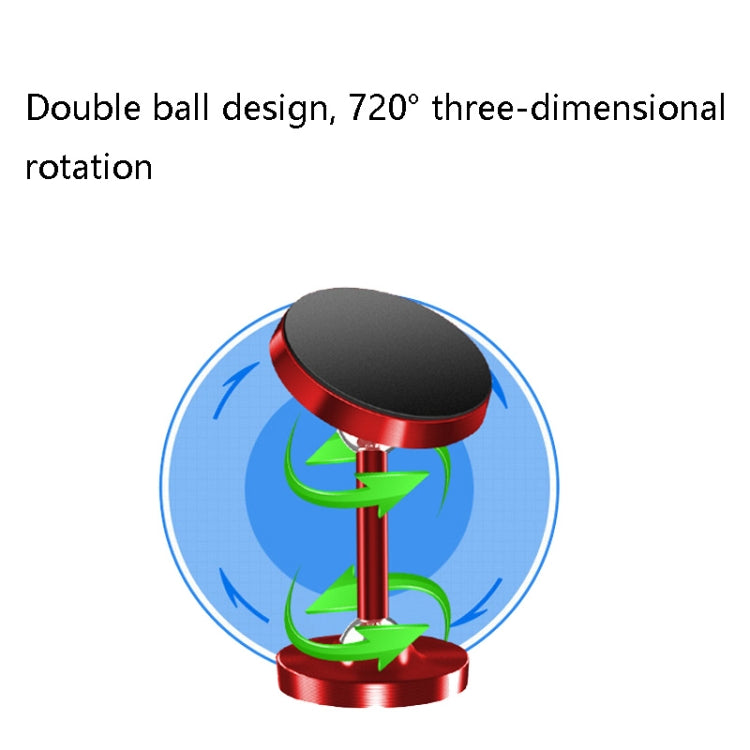 ZZ078 High-Feet Double-Ball Phone Bracket Car Magnetic Lazy Phone Holder