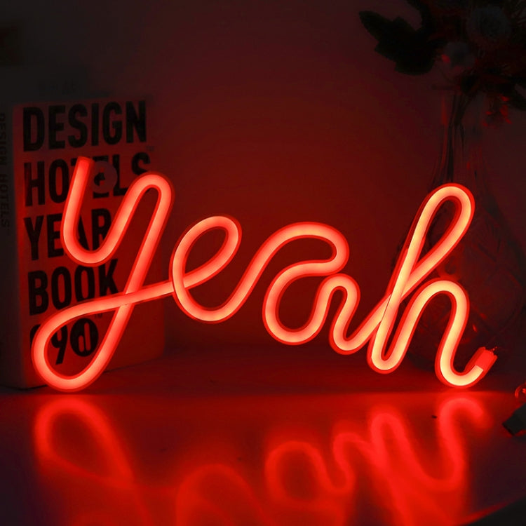 LED Yeah Neon Lights Bedroom Decoration Night Light