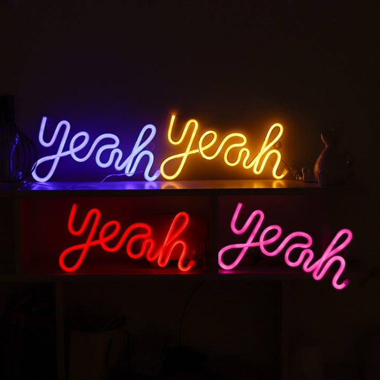 LED Yeah Neon Lights Bedroom Decoration Night Light