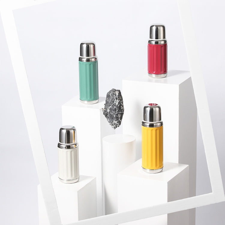 Retro Stainless Steel Vacuum Flask Large Capacity Portable Water Cup, Capacity: 350ml