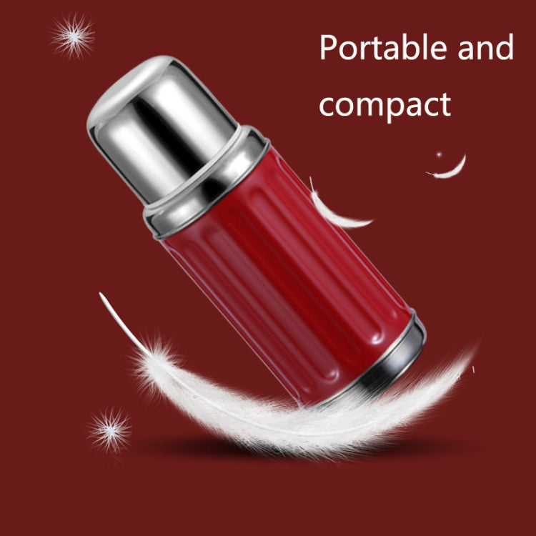 Retro Stainless Steel Vacuum Flask Large Capacity Portable Water Cup, Capacity: 450ml