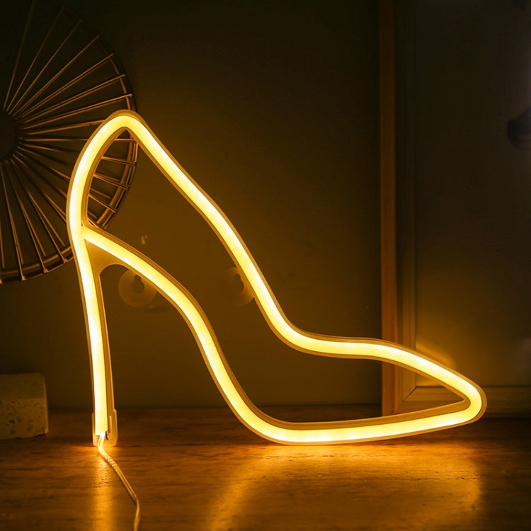 LED High Heels Neon Modeling Lights Bar Cafe Decoration Lights Lights