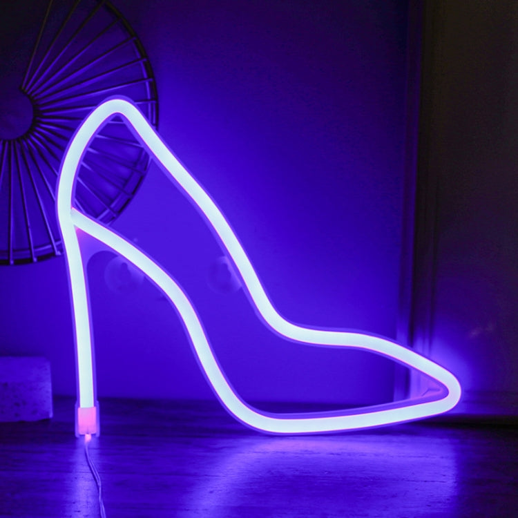 LED High Heels Neon Modeling Lights Bar Cafe Decoration Lights Lights