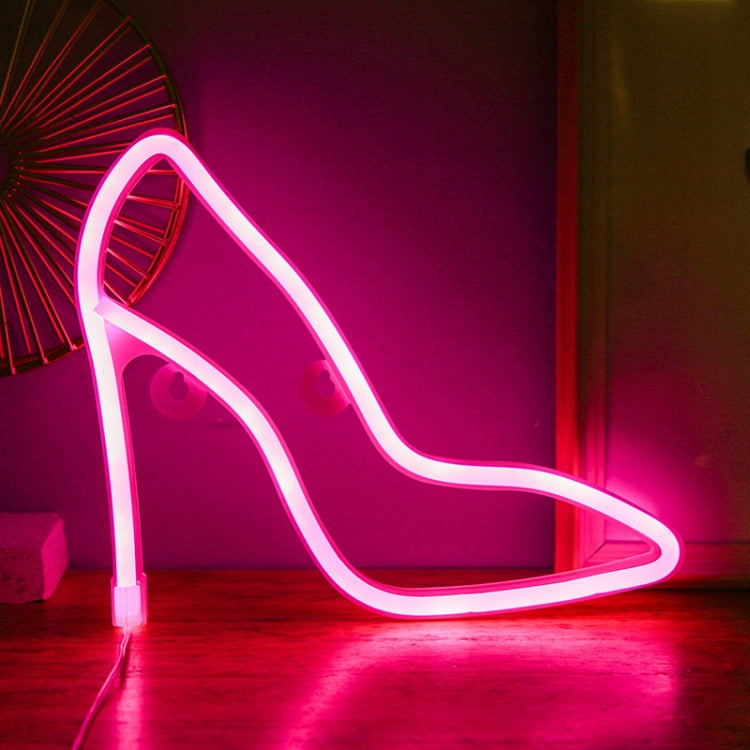 LED High Heels Neon Modeling Lights Bar Cafe Decoration Lights Lights