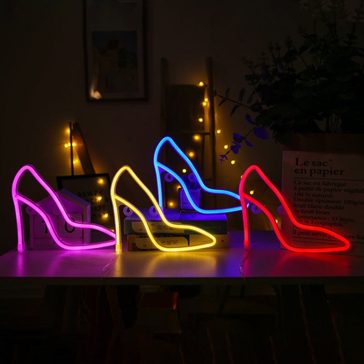 LED High Heels Neon Modeling Lights Bar Cafe Decoration Lights Lights