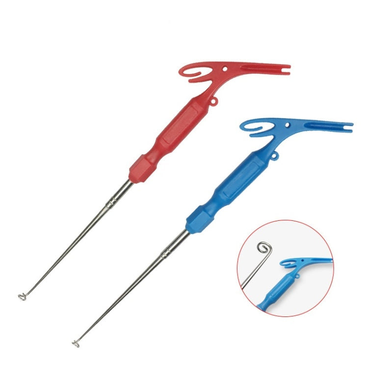 2 PCS 3 In 1 Knotted And Tied Fishing Hook Fishing Tool Multifunctional Hook Retractor