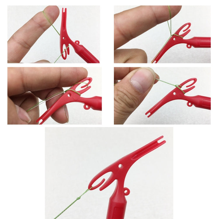 2 PCS 3 In 1 Knotted And Tied Fishing Hook Fishing Tool Multifunctional Hook Retractor