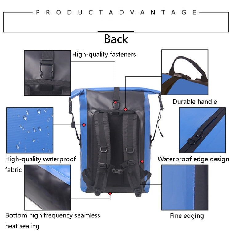 TM0317001 40L Seaside Swimming Bags River Drifting Waterproof Bag