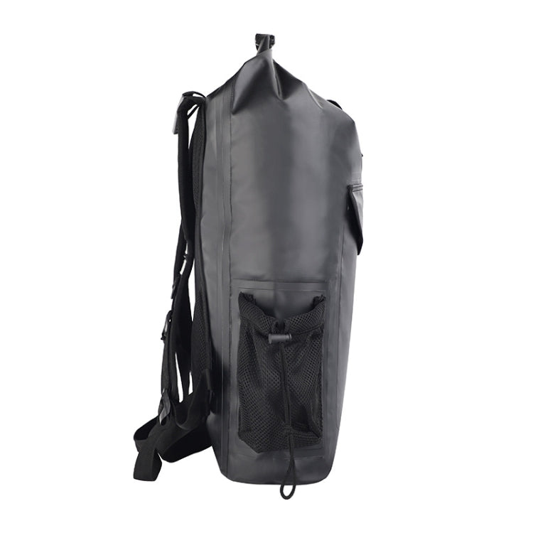TM0319007 Cycling Large Capacity Travel Backpack PVC Swimming Drifting Water Waterproof Bag, Size: 20L(Black)