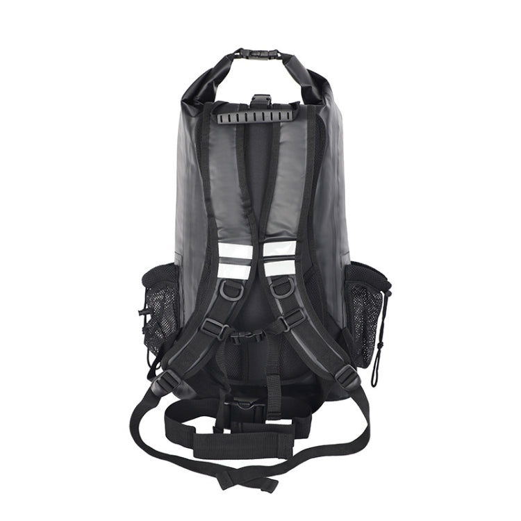 TM0319007 Cycling Large Capacity Travel Backpack PVC Swimming Drifting Water Waterproof Bag, Size: 20L(Black)