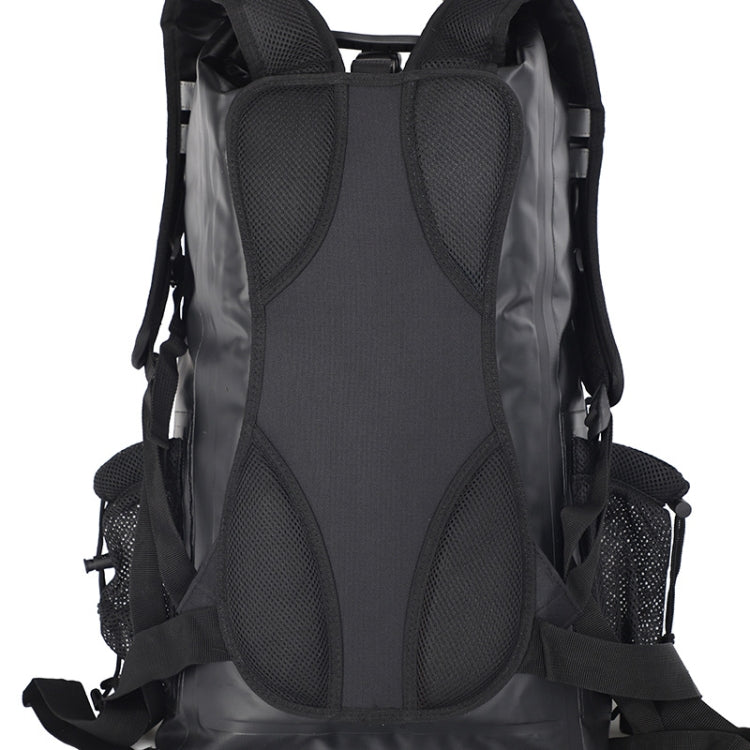 TM0319007 Cycling Large Capacity Travel Backpack PVC Swimming Drifting Water Waterproof Bag, Size: 20L(Black)
