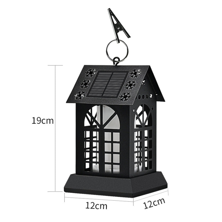 99 LED Solar Flame Light Metal House Light Outdoor Garden Courtyard Light(SZ-19008)