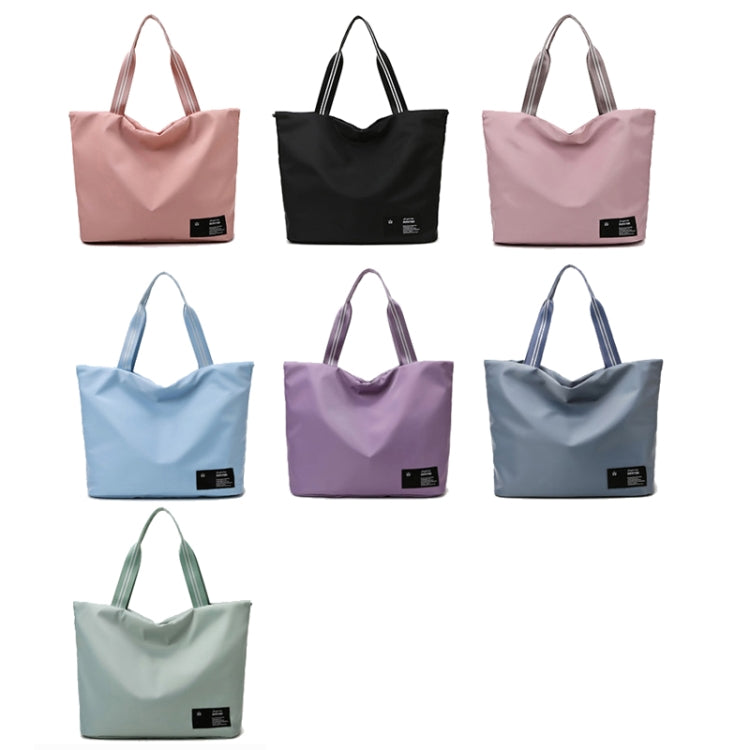 Yoga Fitness Bag Female Dry And Wet Separation Leisure Outdoor Nylon Shoulder Bag Anti-Splash Short Travel Bag