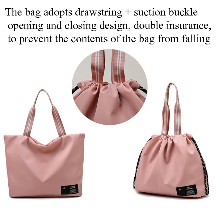 Yoga Fitness Bag Female Dry And Wet Separation Leisure Outdoor Nylon Shoulder Bag Anti-Splash Short Travel Bag