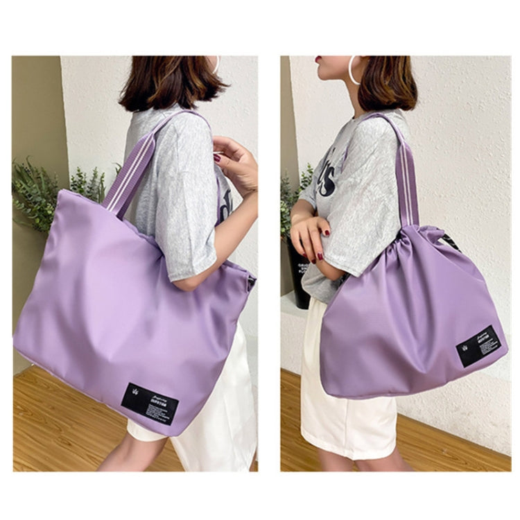 Yoga Fitness Bag Female Dry And Wet Separation Leisure Outdoor Nylon Shoulder Bag Anti-Splash Short Travel Bag
