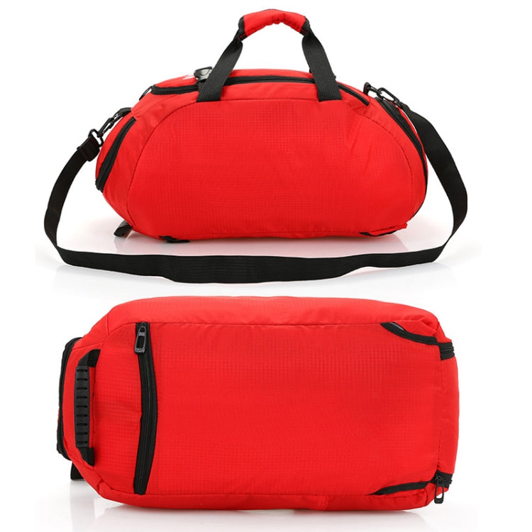 Fitness Sports Travel Bag Men And Women The Same Large-Capacity Backpack Hand-Held Shoulder Bag With Independent Shoe Position, Colour: Deep Blue