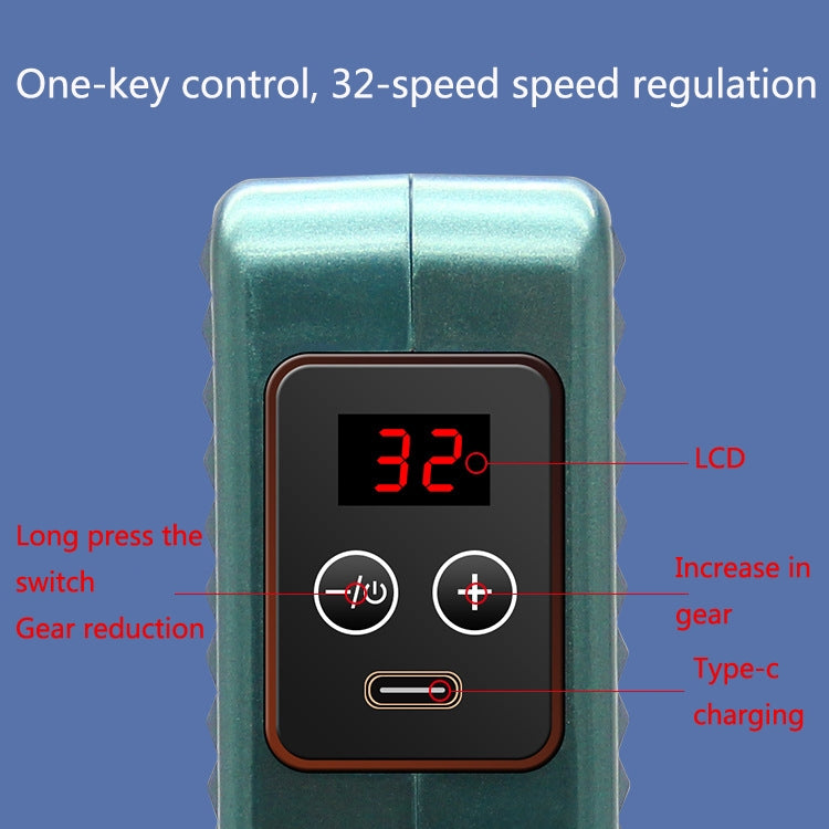 SS-2021 Electric LCD Double-Headed Fascia Device Fitness Equipment Muscle Massager