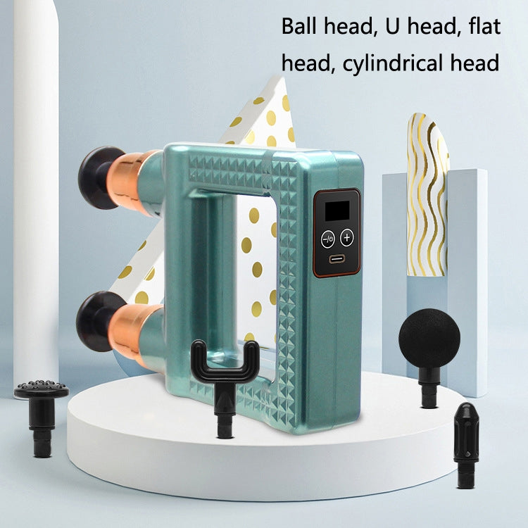 SS-2021 Electric LCD Double-Headed Fascia Device Fitness Equipment Muscle Massager