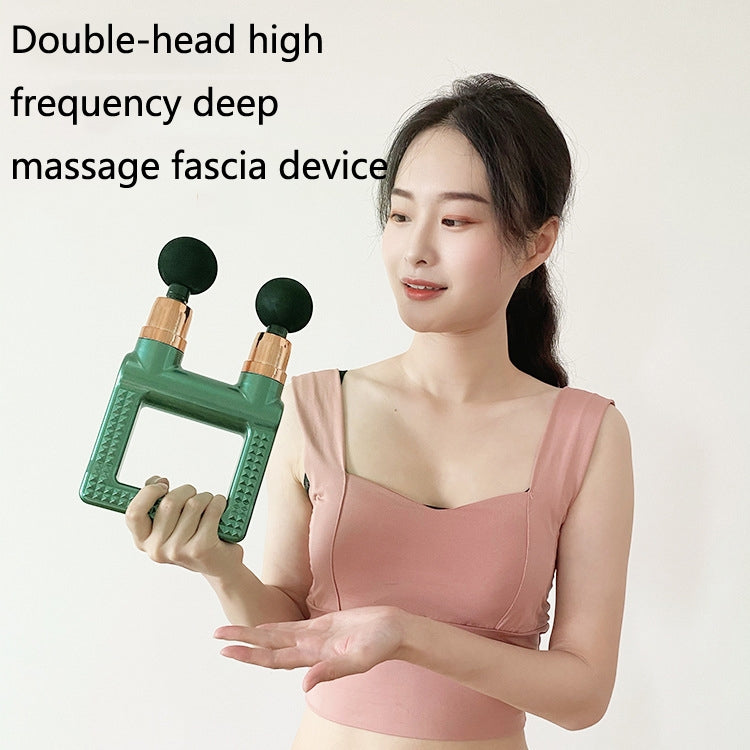 SS-2021 Electric LCD Double-Headed Fascia Device Fitness Equipment Muscle Massager