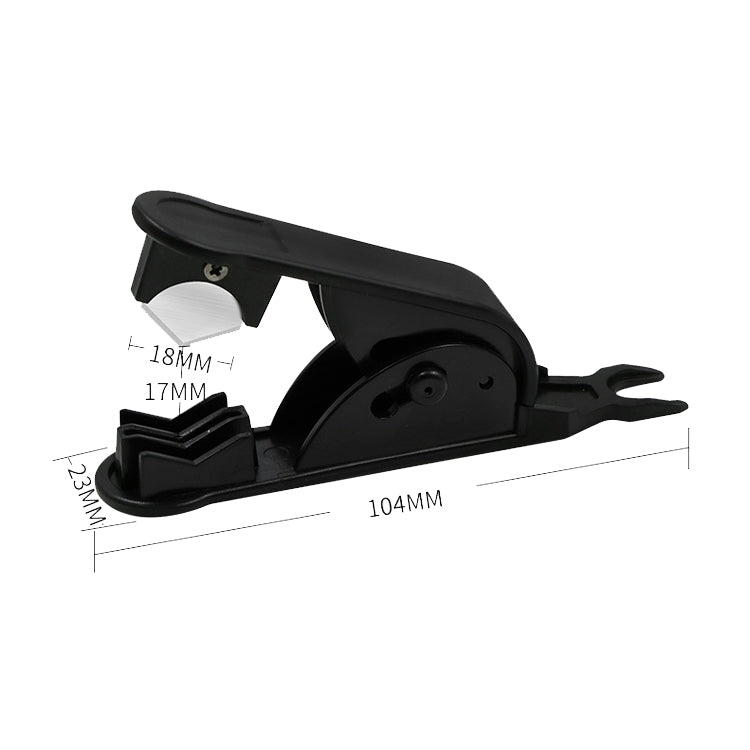 10 PCS PE Pipe Scissors Water Purifier Cutter(Black)