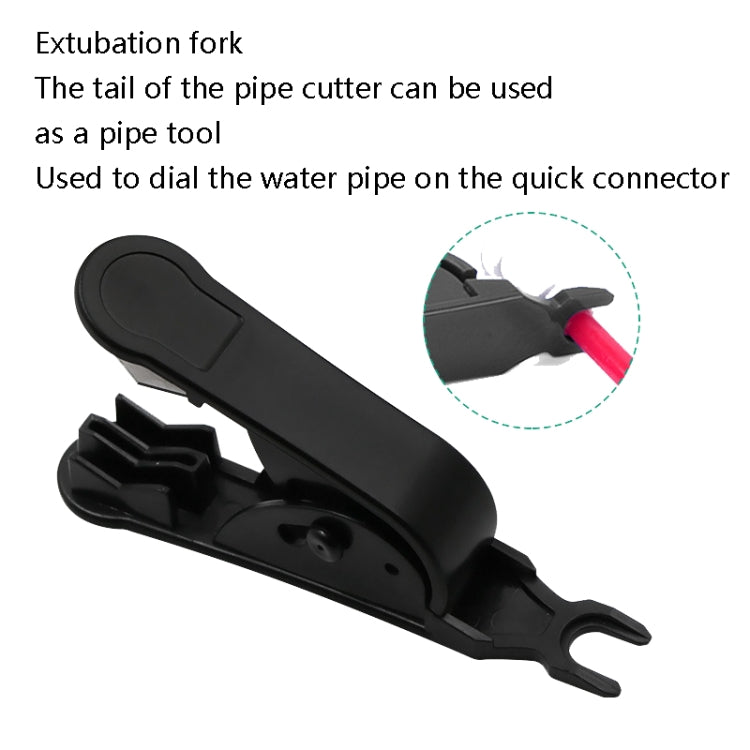 10 PCS PE Pipe Scissors Water Purifier Cutter(Black)
