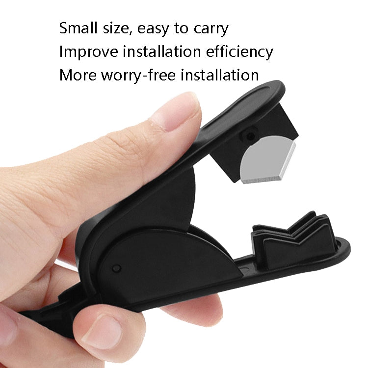 10 PCS PE Pipe Scissors Water Purifier Cutter(Black)