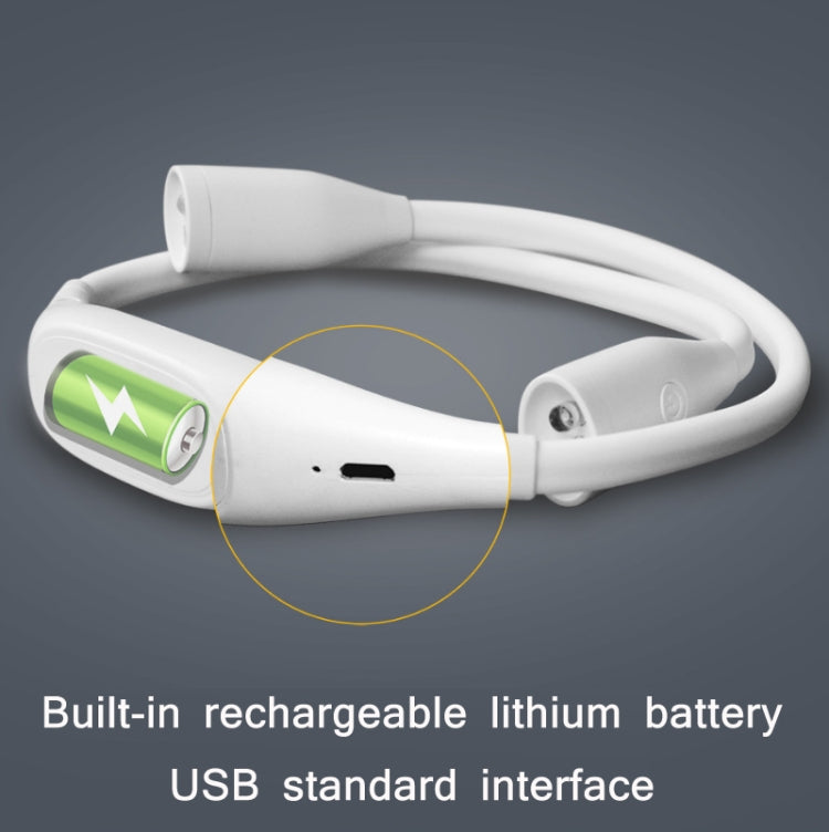 Student Eye Protection Reading LED Neck Hanging Light USB Rechargeable Outdoor Night Running Portable Lightï¼ŒSpecificationï¼š Stepless Dimming Three-color Temperature