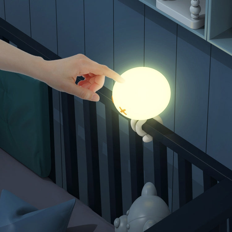H10 Smart Silicone Sensor Night Light Jellyfish Shape Eye Protection Sleep Light, Spec: 1200mAh
