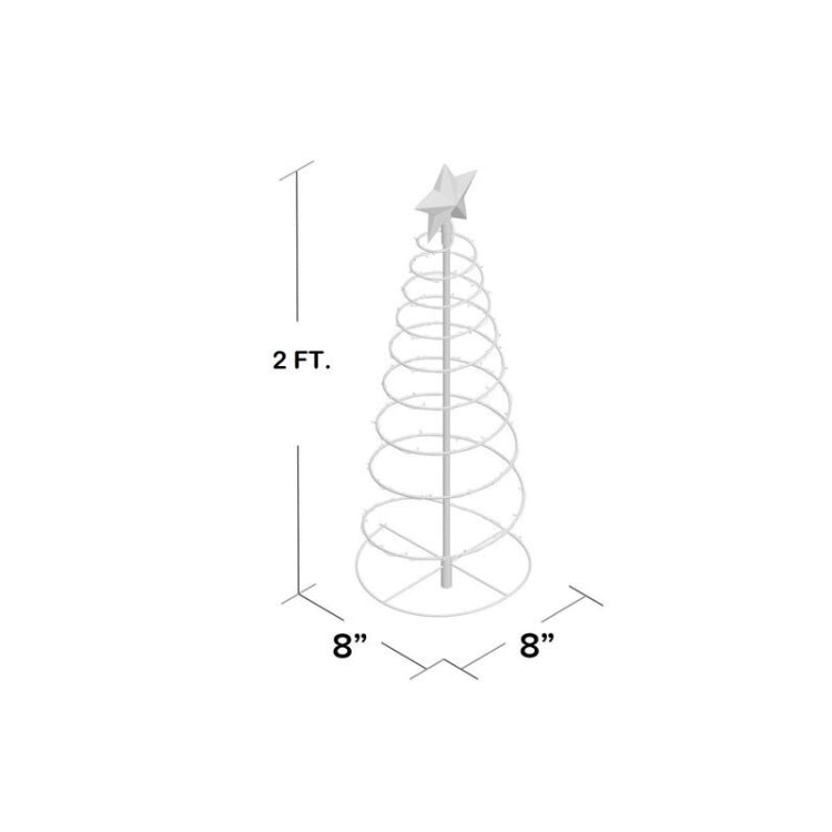 Christmas Garden LED Solar Ground Light Star Christmas Tree Outdoor Decoration Light