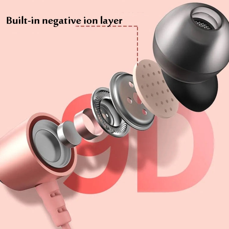 D01 Macaron Neck-mounted Wireless Bluetooth Earphone Noise Cancelling Sports Headphones Support TF Card