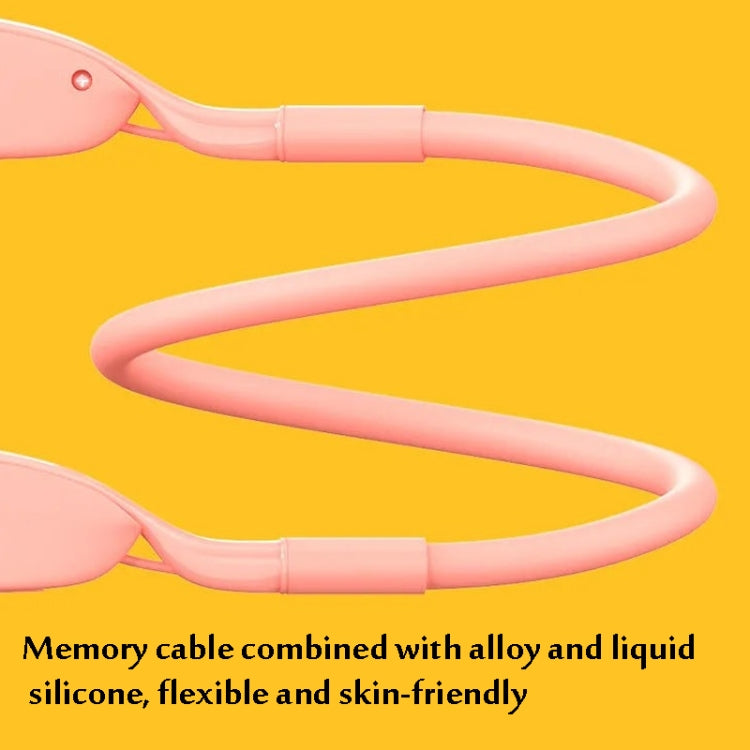 D01 Macaron Neck-mounted Wireless Bluetooth Earphone Noise Cancelling Sports Headphones Support TF Card