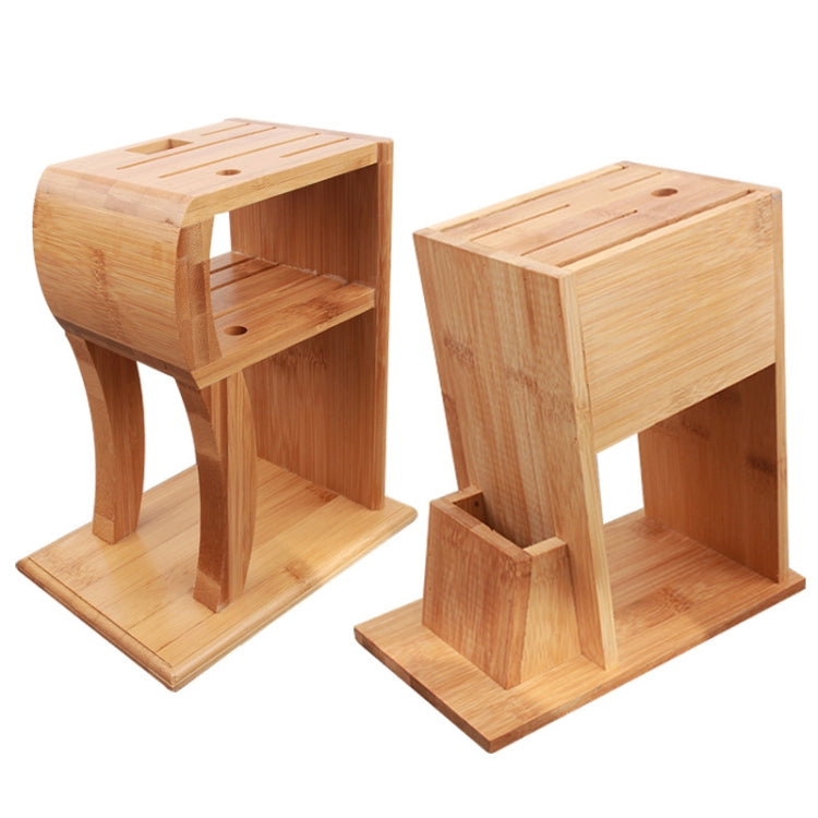 Household Kitchen Multifunctional Solid Wood Knife Storage Rack, Specificationï¼š N-type Tool Holder