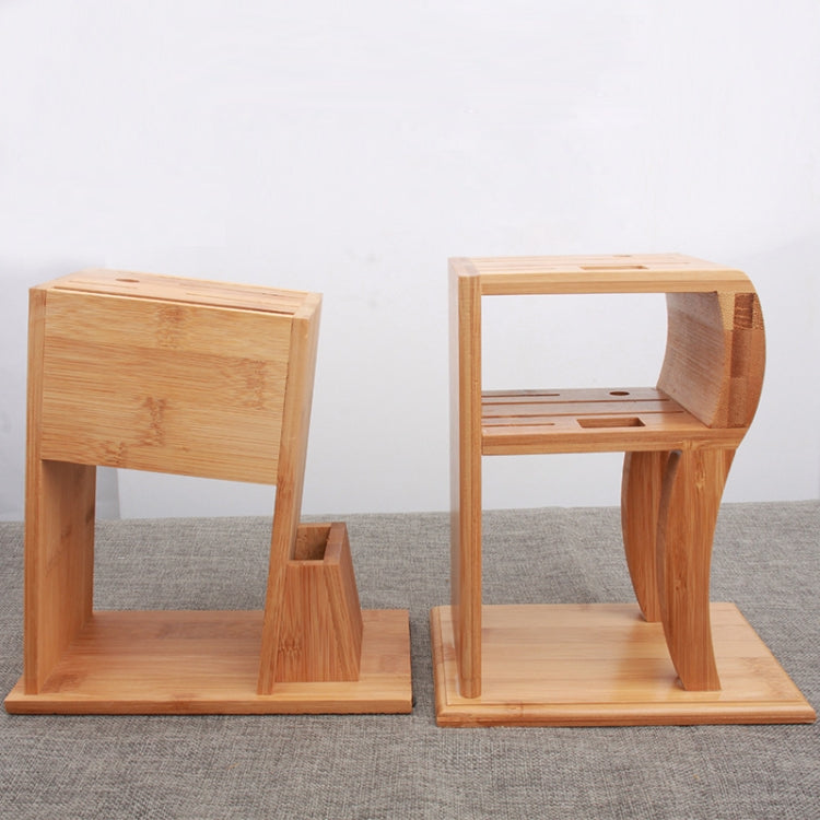 Household Kitchen Multifunctional Solid Wood Knife Storage Rack, Specificationï¼š N-type Tool Holder
