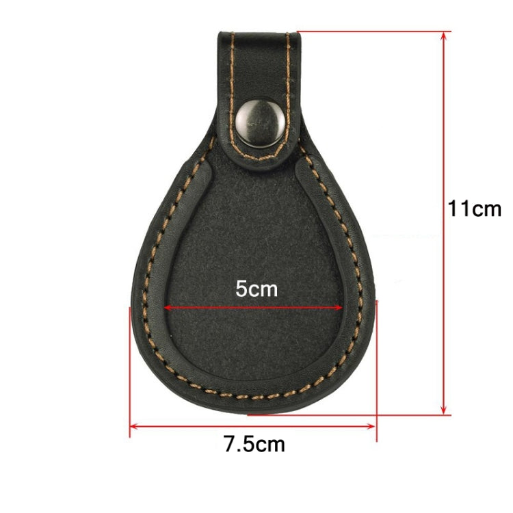Hunting Tool Leather Toe Protection Placement Mat(Black)