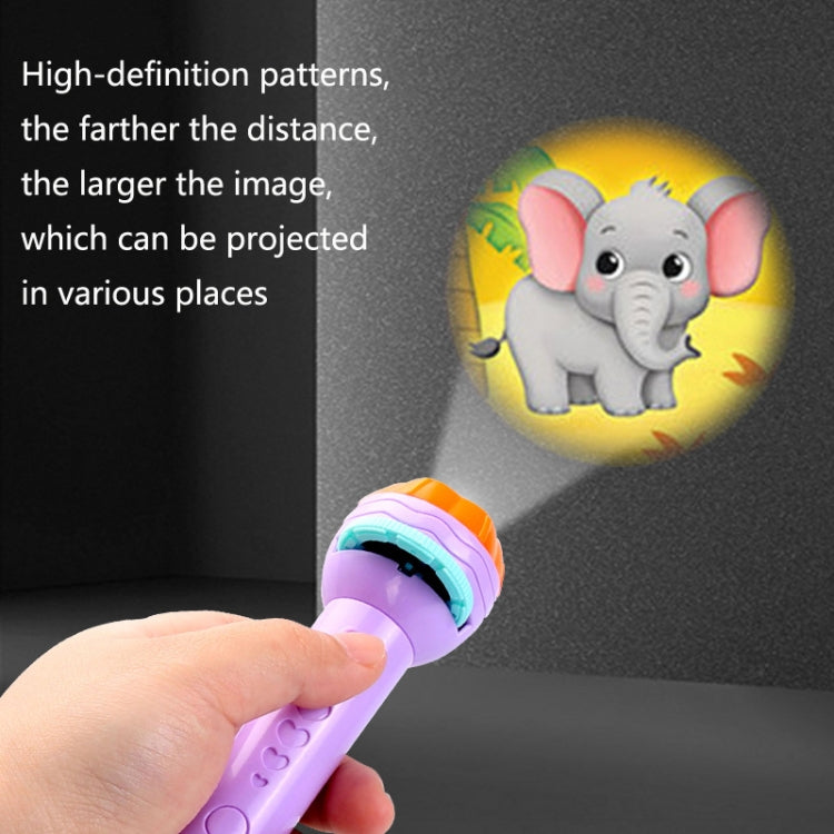 3 Sets Children Early Education Luminous Projection Flashlight, Specification: Pink + 24 Patterns