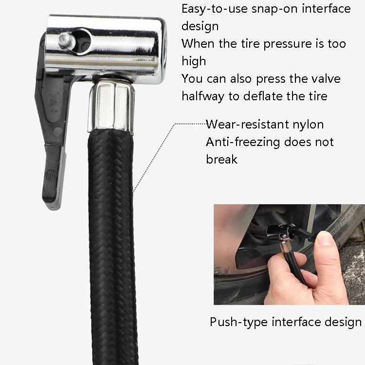 XJ-011 12V Car Portable Mini Emergency Air Pump, Style: Mechanical