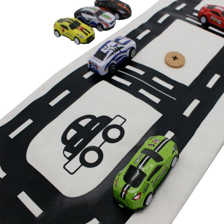 20 X 60cm Children Car Storage Bag Toy Organizer Bag Traffic Track Play Mat(White)