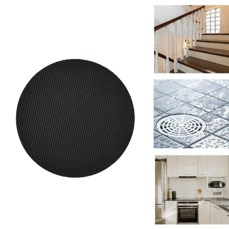 6 PCS / Pack 10cm Bathroom Steps Round PEVA Non-Slip Stickers