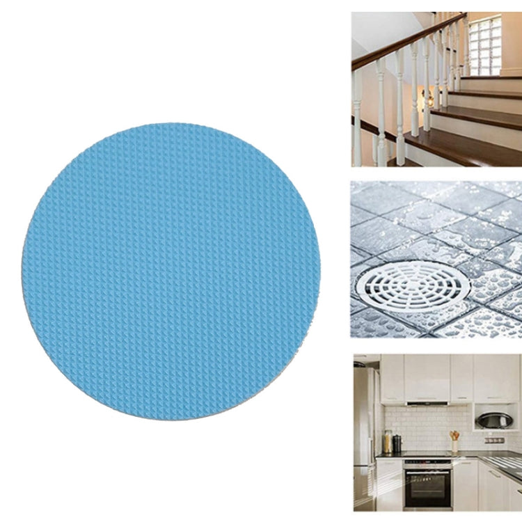 6 PCS / Pack 10cm Bathroom Steps Round PEVA Non-Slip Stickers