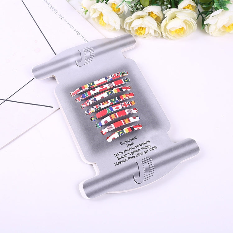Lazy Non-Tying Silicone Elastic Colored Shoelaces